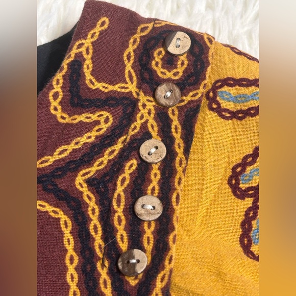 Colorful Abstract Women's Blouse - Picture 6 of 7